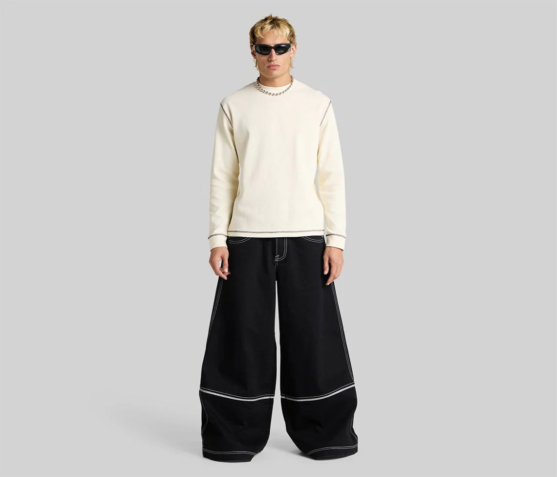 REFLEKTOR 36" WIDE LEG SUPER BLACK RINSE - Image 3