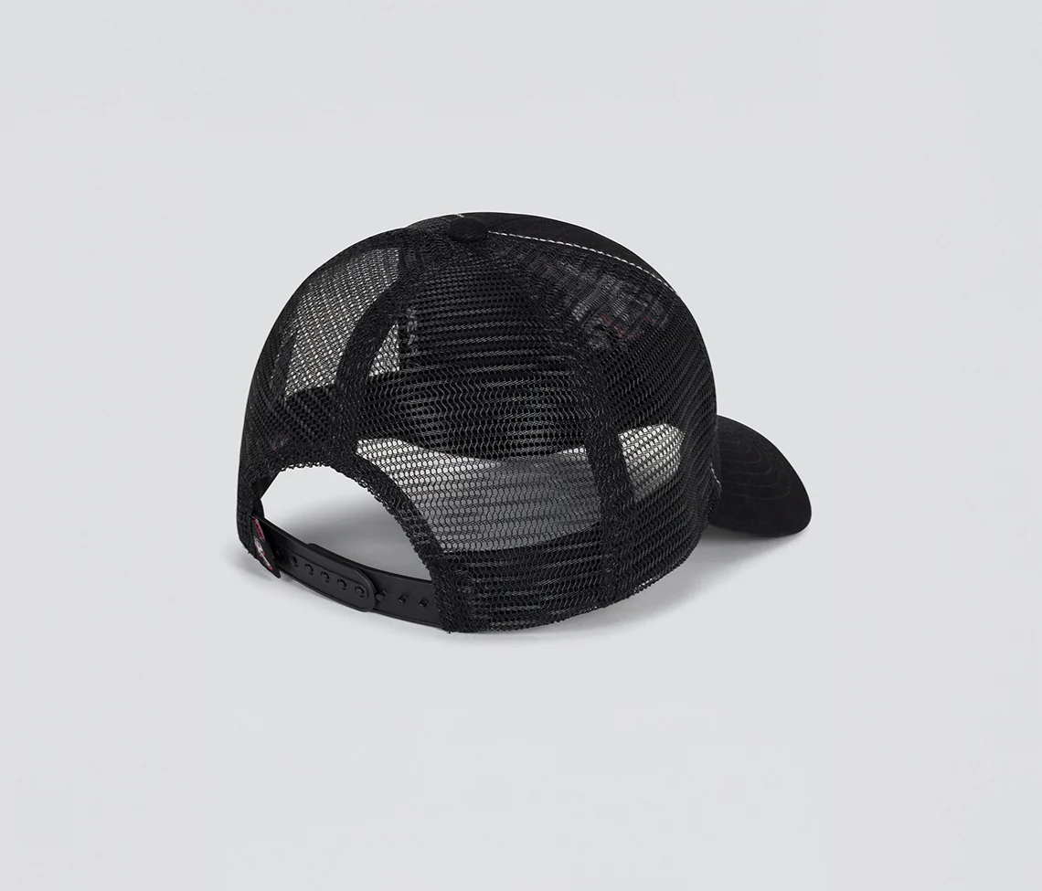 ASTRO K DENIM TRUCKER CAP BLACK - Image 3