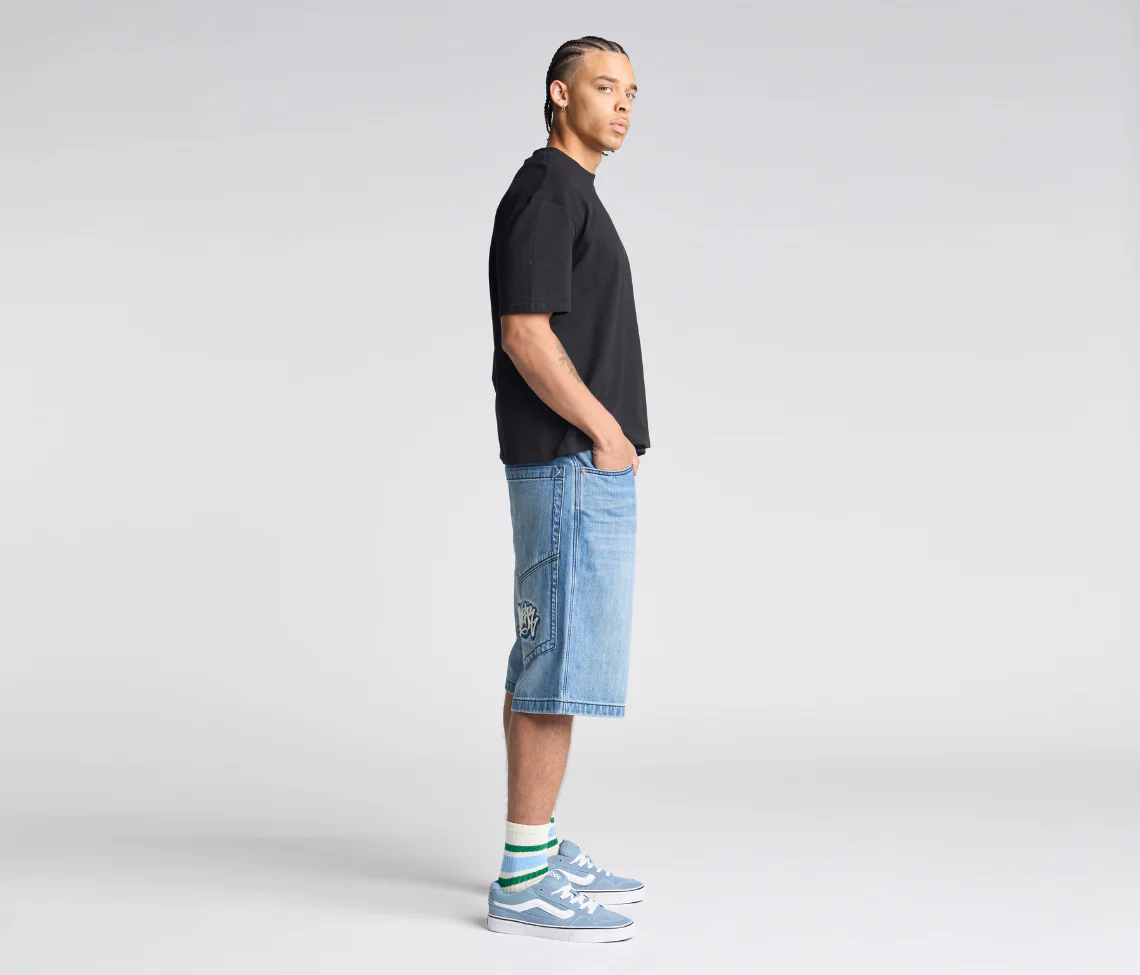 SUPREME GRAFFITI JORT 15" INSEAM 90s MEDIUM WASH - Image 3