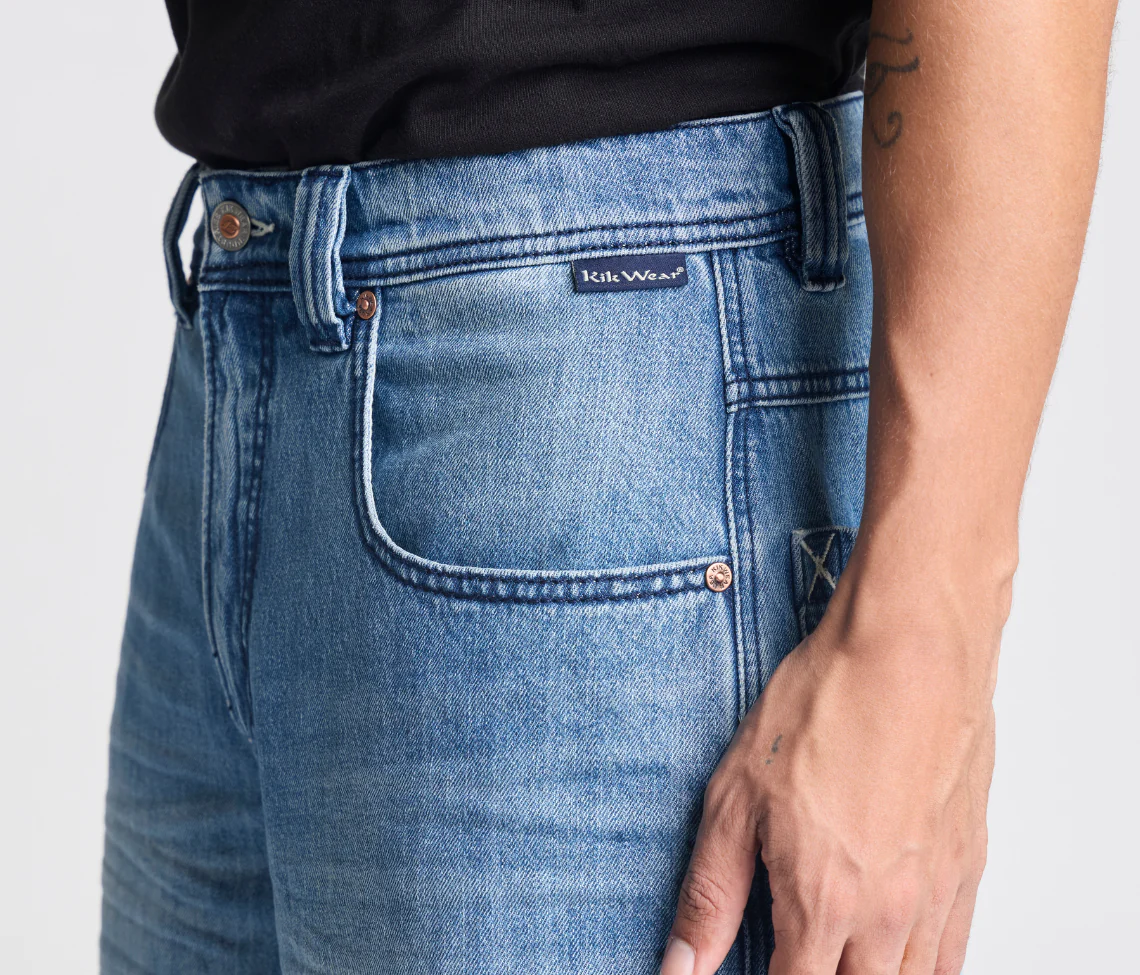 SUPREME GRAFFITI JORT 15" INSEAM 90s MEDIUM WASH - Image 7