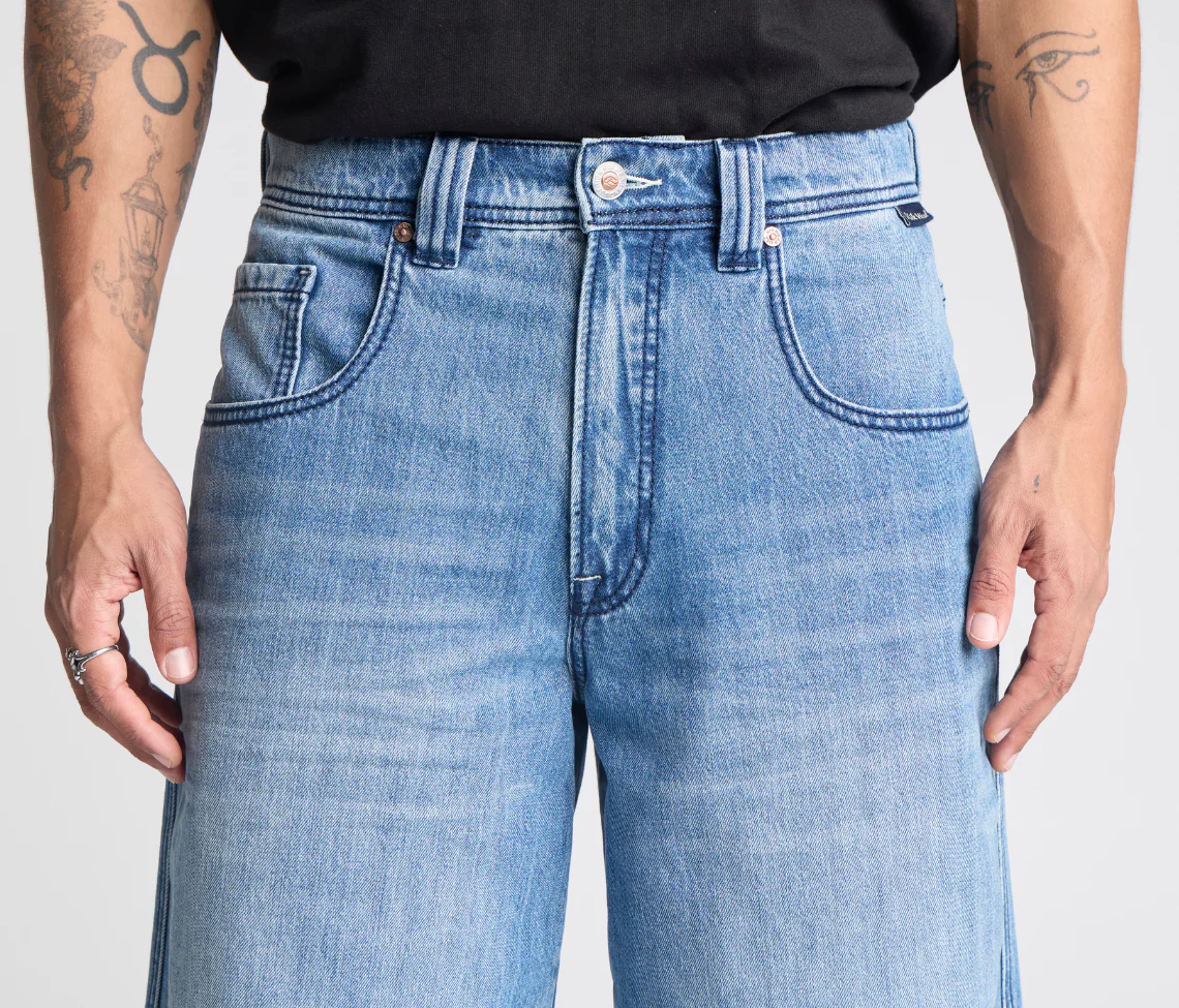 SUPREME GRAFFITI JORT 15" INSEAM 90s MEDIUM WASH - Image 8