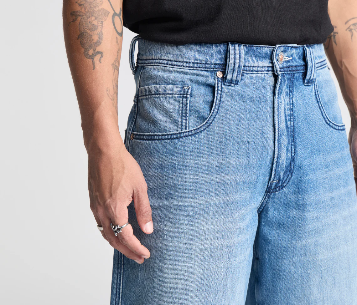 SUPREME GRAFFITI JORT 15" INSEAM 90s MEDIUM WASH - Image 9