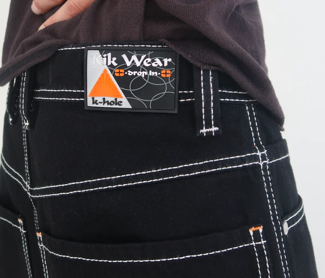 W SUPREME REFLEKTIVE K-HOLE 26" SUPER BLACK RINSE - Image 13