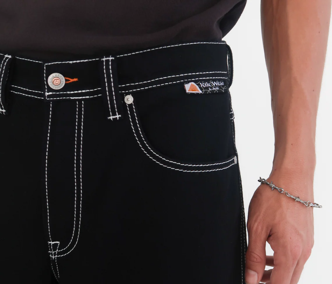 W SUPREME REFLEKTIVE K-HOLE 26" SUPER BLACK RINSE - Image 16