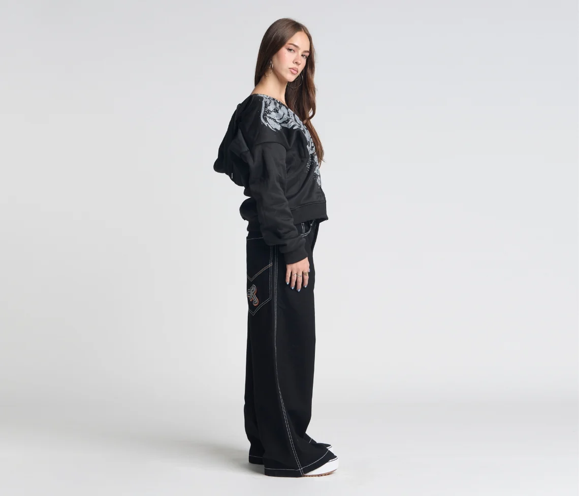 W SUPREME REFLEKTIVE K-HOLE 26" SUPER BLACK RINSE - Image 5