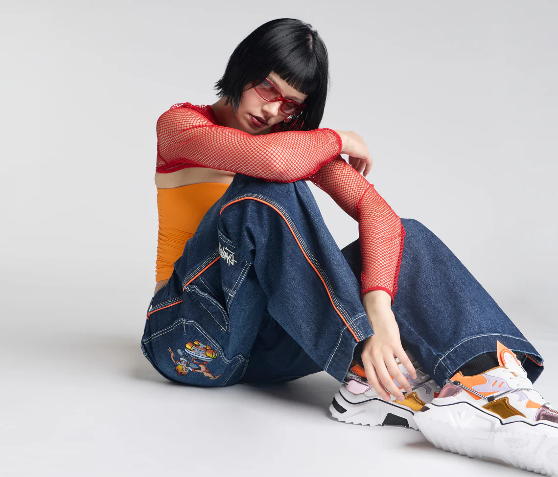 W KIKWEAR X FLAMEHEAD CARPENTER 22" AZUL DARK WASH - Image 14