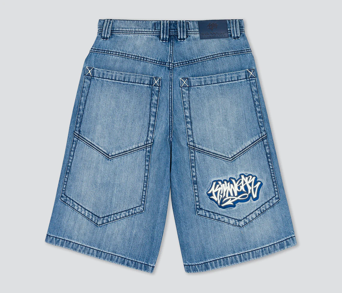 SUPREME GRAFFITI JORT 15" INSEAM 90s MEDIUM WASH - Image 11