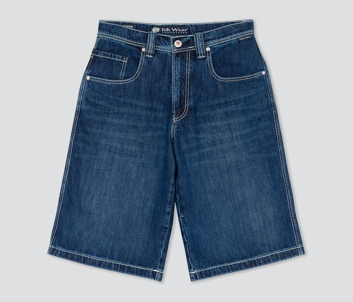 SUPREME GRAFFITI JORT 15" INSEAM AZUL DARK WASH - Image 13